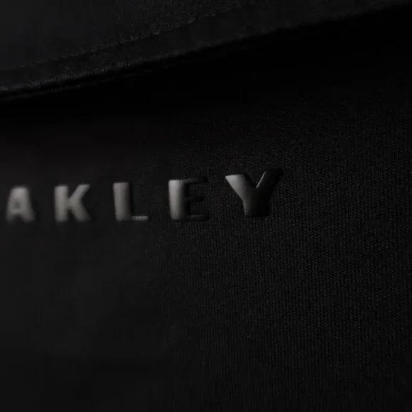 Oakley HydroLix Black Orange Striped Polo (L) ⛳️ - Picture 8 of 14